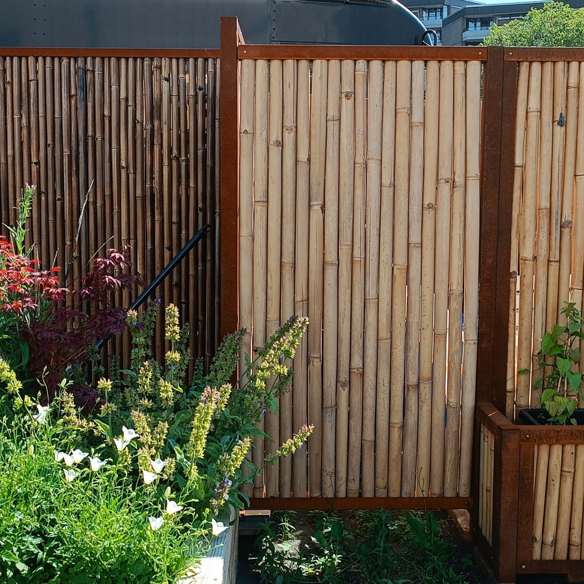 Modul5/classic - Seitliches Montageprofil für Edel- & Cortenstahl Zaunfeld