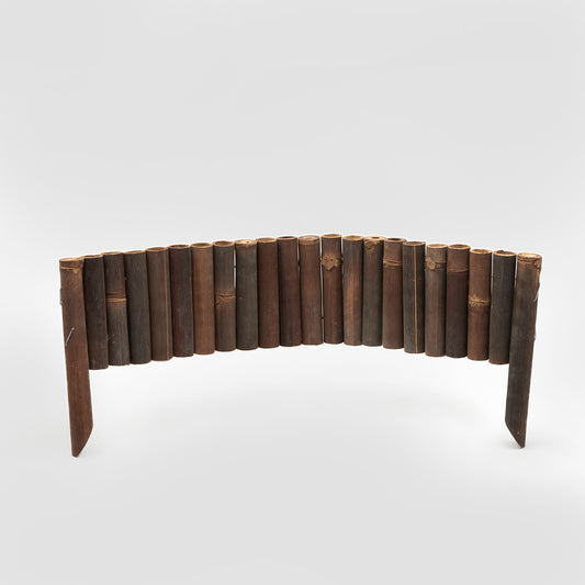Flexible Rasenkante | Bambus | L:90 x H:30 cm | Beetumrandung | Beeteinfassung (Beige)  Für größere Ansicht Maus über Bamboona Flexible Rasenkante | Bambus | L:90 x H:30 cm | Beetumrandung | Beeteinfassung  Farbe: Braun